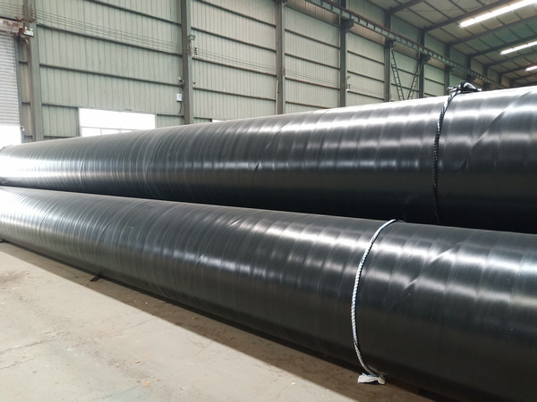 外涂覆3PE防腐蚀螺旋缝钢管